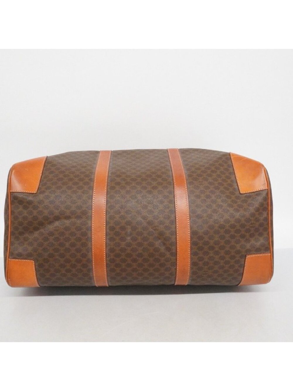 Celine Boston Bag Macadam Brown Gold - Picture 3 of 10